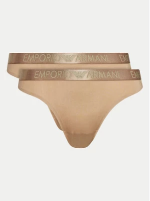 Emporio Armani Underwear Komplet 2 par fig klasycznych 163334 4F235 16355 Beżowy