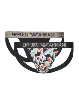 Emporio Armani Underwear Komplet 2 par slipów Jock Strap EM000257 AF10798 MC104 Kolorowy