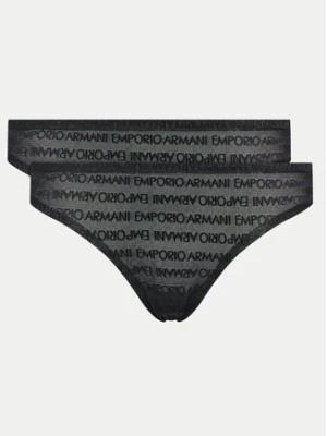 Emporio Armani Underwear Komplet 2 par stringów 163333 3F204 00020 Czarny