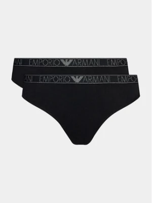 Emporio Armani Underwear Komplet 2 par stringów 163333 3F223 00020 Czarny