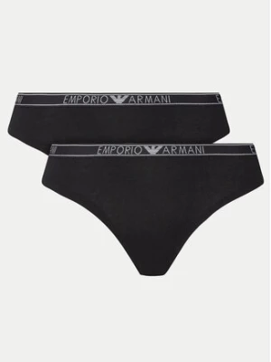 Emporio Armani Underwear Komplet 2 par stringów 163333 4F223 00020 Czarny