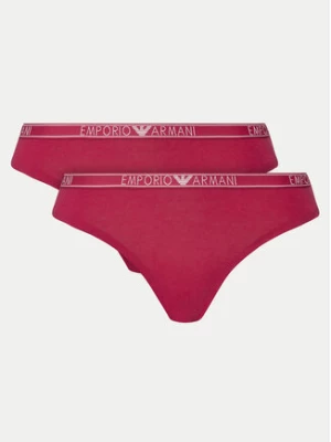 Emporio Armani Underwear Komplet 2 par stringów 163333 4F223 02275 Różowy