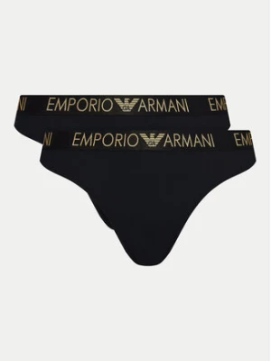 Emporio Armani Underwear Komplet 2 par stringów 163333 4F235 00020 Czarny