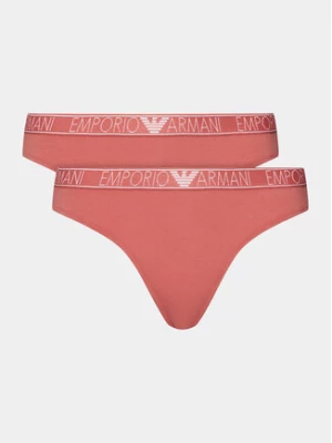 Emporio Armani Underwear Komplet 2 par stringów 163333 4R223 05373 Różowy
