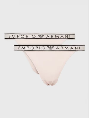 Emporio Armani Underwear Komplet 2 par stringów 164522 2F221 00470 Beżowy