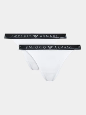 Emporio Armani Underwear Komplet 2 par stringów 164522 3F227 00010 Biały