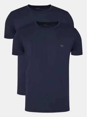 Emporio Armani Underwear Komplet 2 t-shirtów 111267 4R720 27435 Granatowy Regular Fit