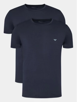 Emporio Armani Underwear Komplet 2 t-shirtów 111267 4R722 70835 Granatowy Regular Fit