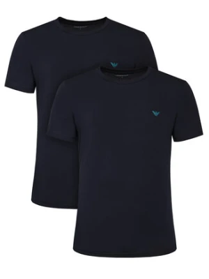 Emporio Armani Underwear Komplet 2 t-shirtów EM000391 AF10776 MB143 Granatowy Regular Fit