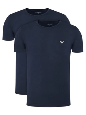 Emporio Armani Underwear Komplet 2 t-shirtów EM000391 AF14132 MB143 Granatowy Regular Fit