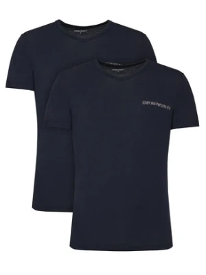 Emporio Armani Underwear Komplet 2 t-shirtów EM000392 AF10779 MB143 Granatowy Regular Fit