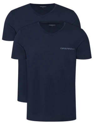 Emporio Armani Underwear Komplet 2 t-shirtów EM000392 AF10779 MB263 Granatowy Regular Fit