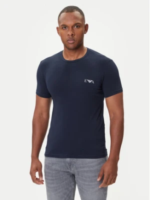 Emporio Armani Underwear Komplet 2 t-shirtów EM001849 AF14131 MB143 Granatowy Fitted Fit