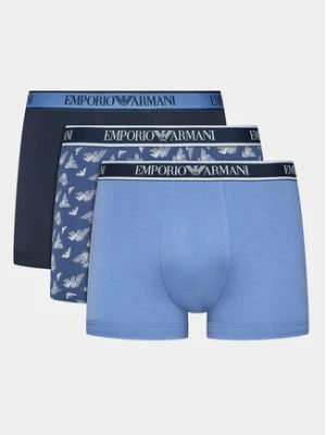 Emporio Armani Underwear Komplet 3 par bokserek 111357 3F717 04937 Granatowy