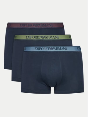 Emporio Armani Underwear Komplet 3 par bokserek 111357 4F717 70435 Granatowy