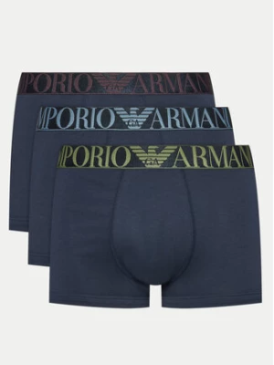 Emporio Armani Underwear Komplet 3 par bokserek 111357 4F726 64135 Granatowy