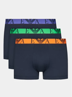 Emporio Armani Underwear Komplet 3 par bokserek 111357 4R715 70435 Granatowy