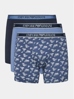 Emporio Armani Underwear Komplet 3 par bokserek 111473 3F717 04937 Niebieski