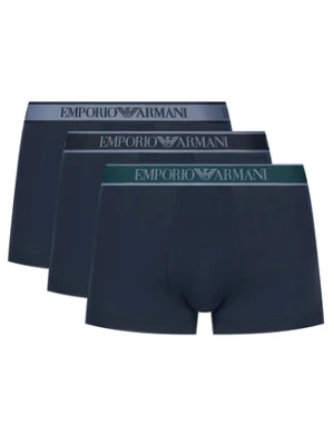 Emporio Armani Underwear Komplet 3 par bokserek EM000259 AF10779 MB254 Granatowy