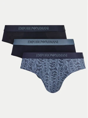 Emporio Armani Underwear Komplet 3 par slipów 111624 4F722 75536 Granatowy