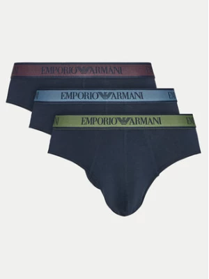 Emporio Armani Underwear Komplet 3 par slipów 111734 4F717 70435 Granatowy