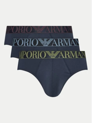 Emporio Armani Underwear Komplet 3 par slipów 111734 4F726 64135 Granatowy