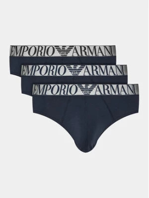 Emporio Armani Underwear Komplet 3 par slipów 111734 4R726 40035 Granatowy