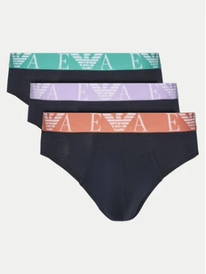 Emporio Armani Underwear Komplet 3 par slipów EM000258 AF10778 MB139 Granatowy