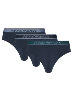 Emporio Armani Underwear Komplet 3 par slipów EM000258 AF10779 MB254 Granatowy
