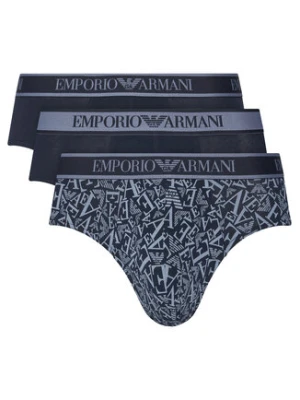Emporio Armani Underwear Komplet 3 par slipów EM000369 AF10779 MB089 Granatowy