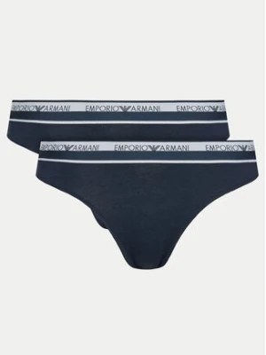 Emporio Armani Underwear Komplet fig brazylijskich 163334 4R227 00135 Granatowy