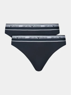 Emporio Armani Underwear Komplet fig brazylijskich 163337 4R227 00135 Granatowy