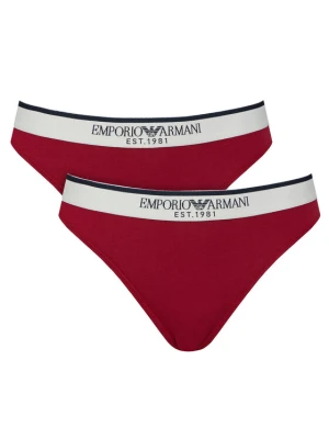 Emporio Armani Underwear Komplet fig brazylijskich EW005197 AF27298 U5084 Bordowy