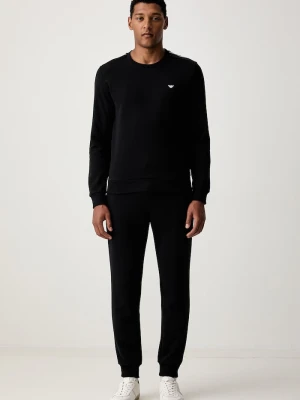 Emporio Armani Underwear komplet lounge męski z bawełną czarny