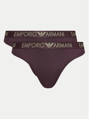 Emporio Armani Underwear Komplet stringów 163333 4F235 05093 Fioletowy
