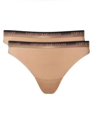 Emporio Armani Underwear Komplet stringów EW000402 AF25572 U4134 Beżowy
