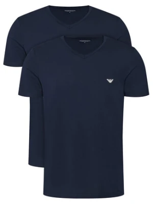 Emporio Armani Underwear Komplet t-shirtów EM000392 AF14132 MB143 Granatowy Regular Fit