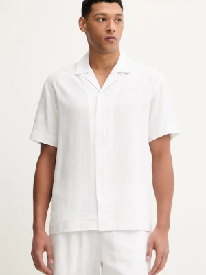 Emporio Armani Underwear koszula z dodatkiem lnu