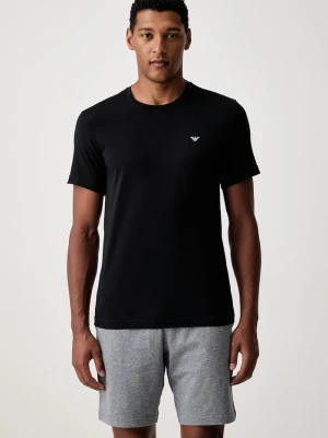 Emporio Armani Underwear piżama dwuczęściowa męska bawełniana z elastanem czarny