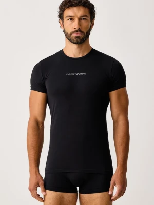 Emporio Armani Underwear piżama dwuczęściowa męska z bawełną czarny