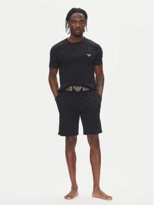 Emporio Armani Underwear Piżama EM000400 AF10772 UC001 Czarny Regular Fit