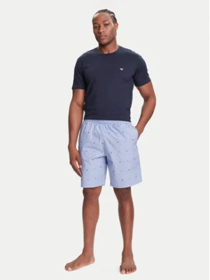Emporio Armani Underwear Piżama EM000649 AF18543 MB352 Granatowy Regular Fit