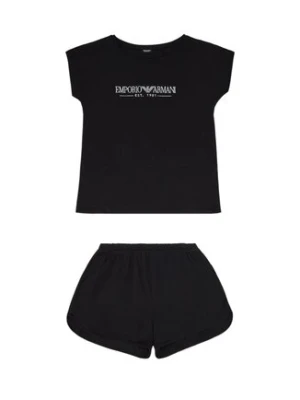 Emporio Armani Underwear Piżama EW000495 AF10881 UC001 Czarny Regular Fit