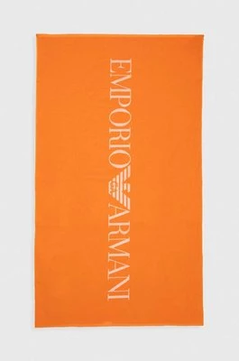 Emporio Armani Underwear ręcznik bawełniany kolor pomarańczowy 231772 4R451