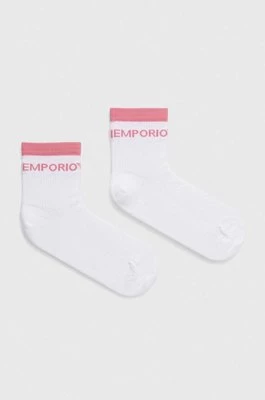 Emporio Armani Underwear skarpetki 2-pack damskie kolor biały