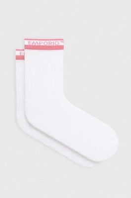 Emporio Armani Underwear skarpetki 2-pack damskie kolor biały