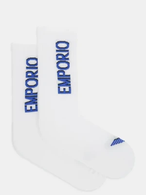 Emporio Armani Underwear skarpetki 2-pack męskie kolor biały EM000543 AF12299