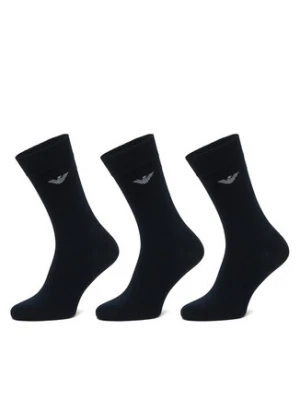 Emporio Armani Underwear Skarpety długie EM000554 AF14446 MB082 Niebieski