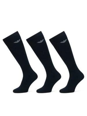 Emporio Armani Underwear Skarpety długie EM000556 AF14446 MB082 Granatowy