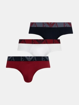 Emporio Armani Underwear slipy 3-pack kolor czerwony EM000258 AF10778